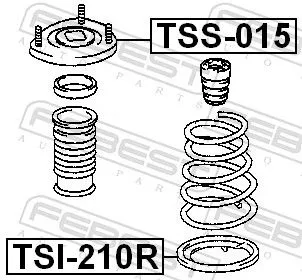 FEBEST Suspension Strut Support Mount (TSS-015)