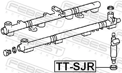 FEBEST Seal Ring, nozzle holder (TT-SJR)