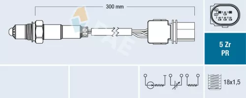 FAE Oxygen Sensor (75059)