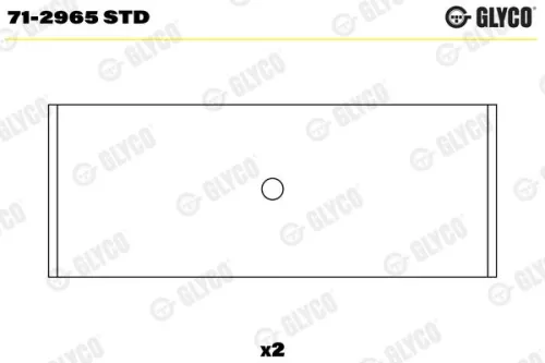 GLYCO Connecting Rod Bearing (71-2965 STD)