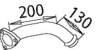 DINEX Exhaust Pipe (50233)