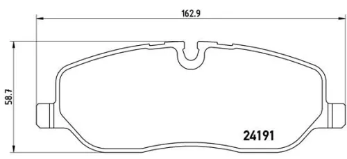 BREMBO Brake Pad Set, disc brake (P 44 014)