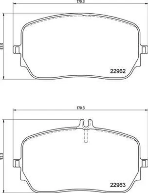 BREMBO Brake Pad Set, disc brake (P 50 149)