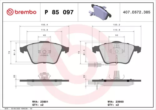 Brake Pad Set, disc brake