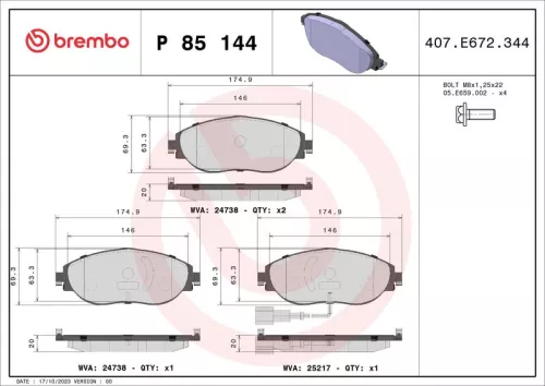 Brake Pad Set, disc brake
