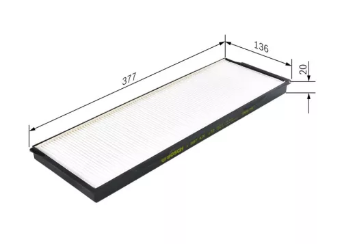 BOSCH Filter, cabin air (1987431172)