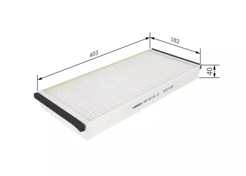 BOSCH Filter, cabin air (1 987 432 151)