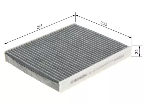 BOSCH Filter, cabin air (1987432315)