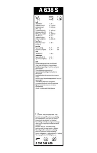 BOSCH Wiper Blade (3397007638)