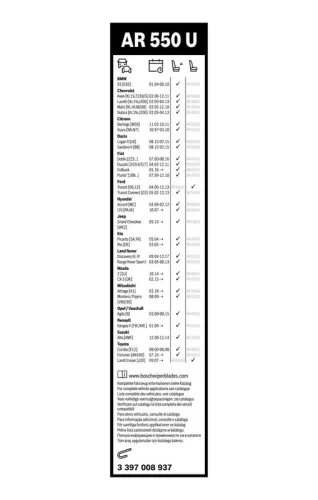 BOSCH Wiper Blade (3 397 008 937)