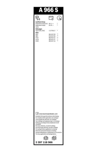 BOSCH Wiper Blade (3397118966)