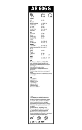 BOSCH Wiper Blade (3397118910)