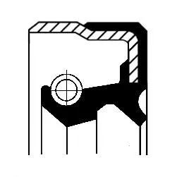 CORTECO Shaft Seal, differential (01029595B)