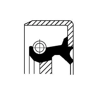 CORTECO Shaft Seal, crankshaft (12012095B)