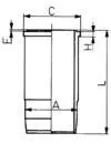 KOLBENSCHMIDT Cylinder Liner (89588110)