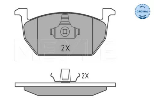 MEYLE Brake Pad Set, disc brake (0252203517)