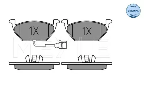 MEYLE Brake Pad Set, disc brake (0252313119/W)