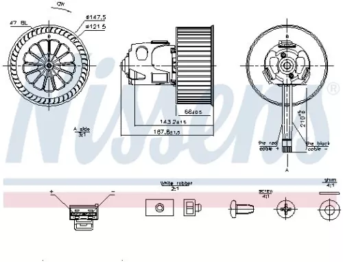 NISSENS Interior Blower (87240)