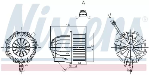 NISSENS Interior Blower (87428)