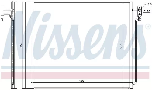 NISSENS Condenser, air conditioning (940343)