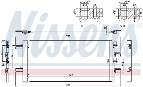 NISSENS Condenser, air conditioning (940509)
