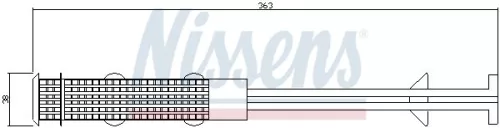 NISSENS Dryer, air conditioning (95357)
