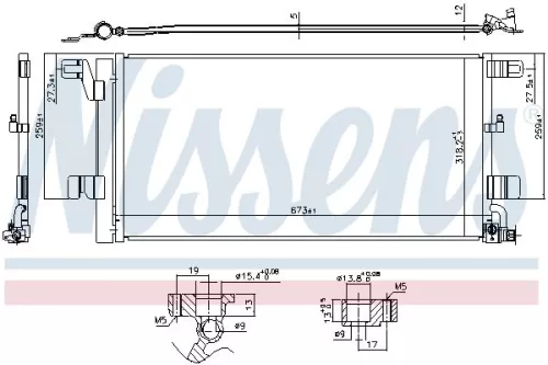 NISSENS Condenser, air conditioning (940752)