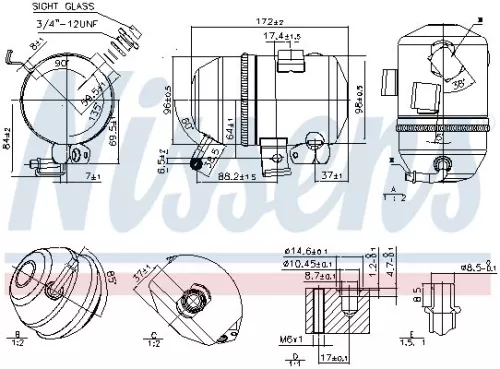 NISSENS Dryer, air conditioning (95520)