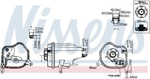 NISSENS Expansion Tank, coolant (996269)