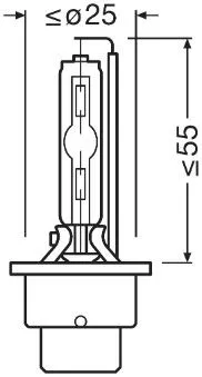 OSRAM Bulb, headlight (66440)