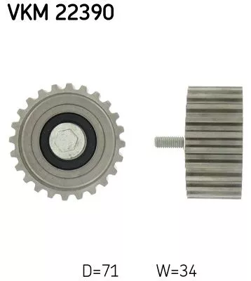Deflection Pulley/Guide Pulley, timing belt