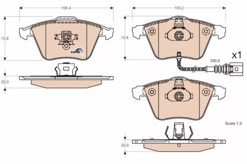 Brake Pad Set, disc brake