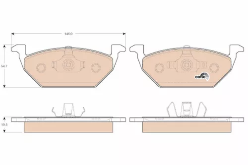 Brake Pad Set, disc brake