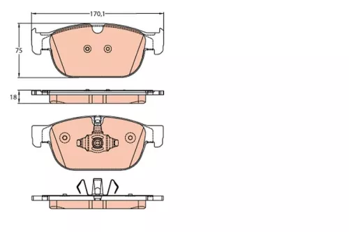 Brake Pad Set, disc brake