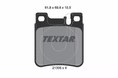 TEXTAR Brake Pad Set, disc brake (2130501)
