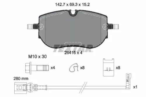 Brake Pad Set, disc brake