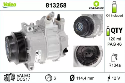 VALEO Compressor, air conditioning (813258)
