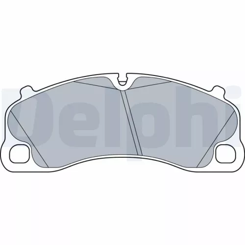 DELPHI Brake Pad Set, disc brake (LP3570)