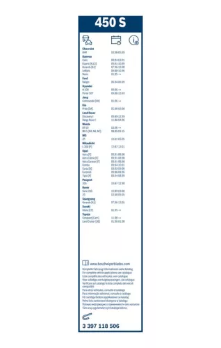 BOSCH Wiper Blade (3397118506)