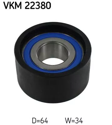 SKF Deflection Pulley/Guide Pulley, timing belt (VKM22380)