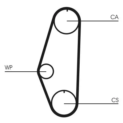 CONTINENTAL CTAM Timing Belt (CT629)
