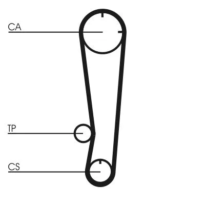 CONTINENTAL CTAM Timing Belt (CT738)