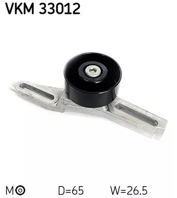 SKF Belt Tensioner, V-ribbed belt (VKM33012)