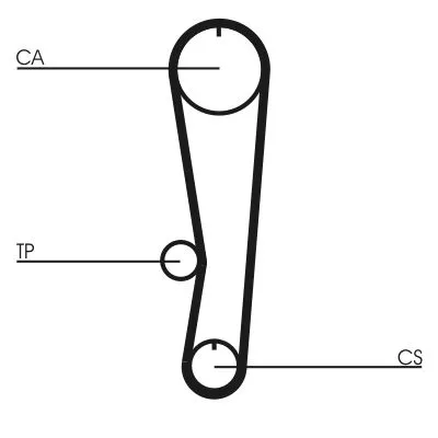 CONTINENTAL CTAM Timing Belt (CT757)