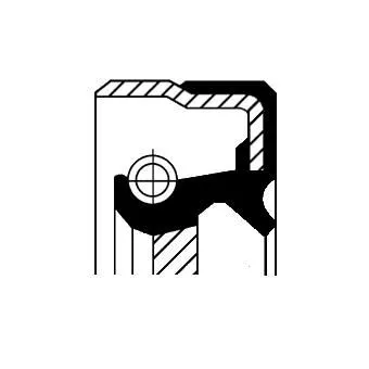 CORTECO Shaft Seal, differential (01025573)