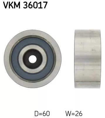 Deflection/Guide Pulley, V-ribbed belt