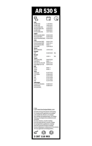 BOSCH Wiper Blade (3397118903)