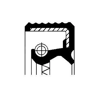 CORTECO Shaft Seal, differential (20020137)