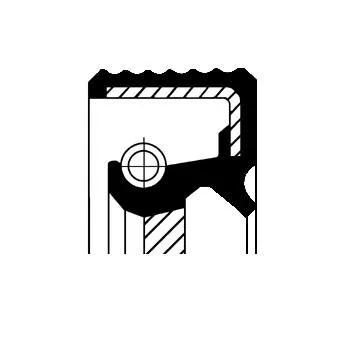 CORTECO Shaft Seal, camshaft (20019851)