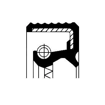 CORTECO Shaft Seal, camshaft (12016927)